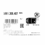 Kit de Filtro con Empaque Originales ZF 09D TR60SN Q7, Touareg, Cayenne.