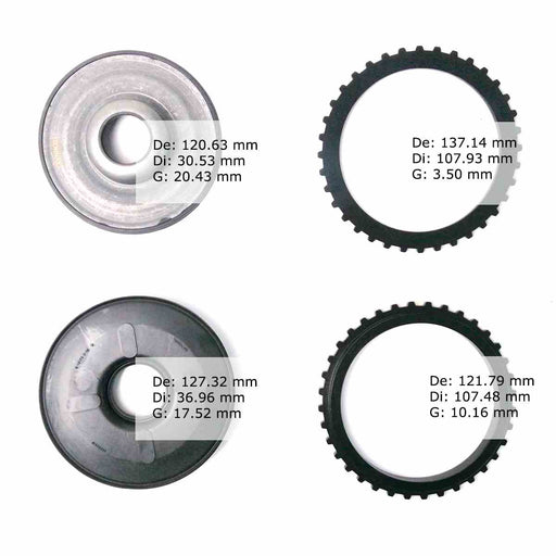 Sonnax Kit Piston 4ta-5ta-6ta Alta Capacidad 6L80 6L90 MYC MYD LY6