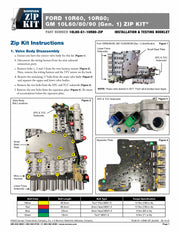 Sonnax Zip Kit Generación 1 (10L80-G1-10R80-ZIP) para transmisión Ford 10R80 o GM 10L80 – Veinte07 México
