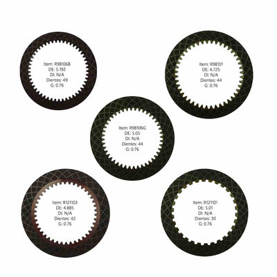 PACK DISCOS DE PASTA RAYBESTOS HONDA  BGRA 2005-06 BVGA 2003-05 PVGA 2003-06