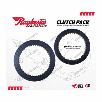 Pack de Discos de Pasta Raybestos Gen 2 Azul Alto Rendimiento 1964/90 TH400 M40 3L80