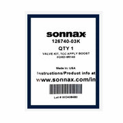 Sonnax Kit Valvula Boost Refuerzo de Aplicacion TCC 6R140