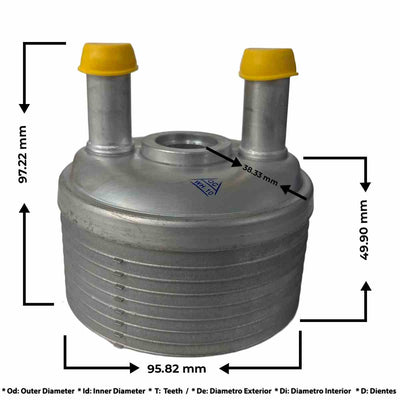 Enfriador Audi Mini Saab Seat Volkswagen Transmision Automatica 09G OEM 09G 409 061