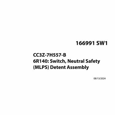 SWITCH TR Neutral Posicion de Palanca 6R140