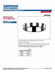 Sonnax Anillo Araña Alta Capacidad 3ra-5ta-Reversa 6L80 MYC