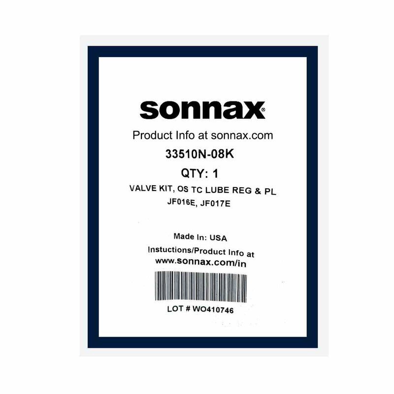 Sonnax Valvula Sobremedida y Embolo de Convertidor JF016E RE0F10D JF017E RE0F10E