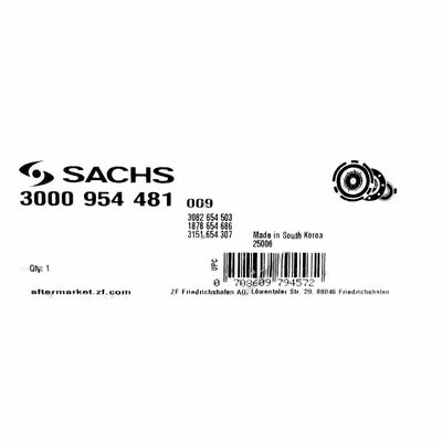 Kit Clutch Estandar Sachs Original 3000 954 481 Frontier NP300 Pickup Urvan Ichi Van