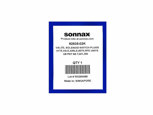 Kit Sonnax tapón válvula interruptor solenoide .420 vista completa para Chrysler Dodge