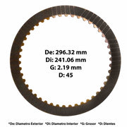 Disco Pasta 1 Lado 4181.292.032 ZF Ecolife Dientes Internos