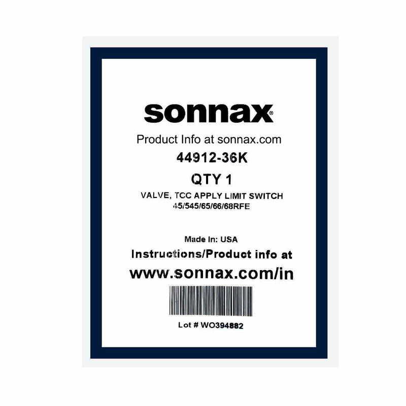 Sonnax Kit Válvula Limitadora TCC 150 PSI (44912-36K) para transmisión 68RFE/545RFE Dodge RAM – Veinte07 México