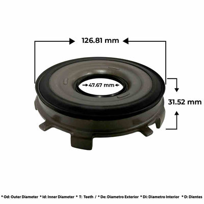 PISTON OE VULCANIZADO AVANCE TH700-R4, 4L60E, 4L65E, 4L70E