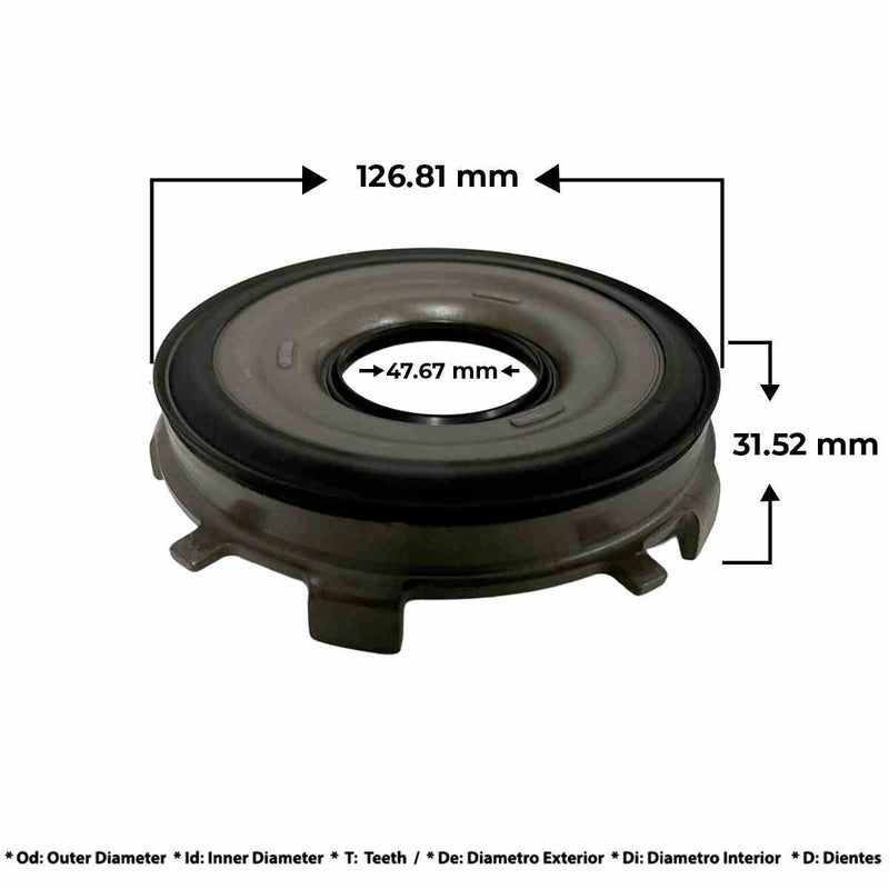 PISTON OE VULCANIZADO AVANCE TH700-R4, 4L60E, 4L65E, 4L70E