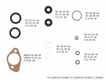 KIT VALVULA DIRECCION MAVERICK FORD LINCOLN MERCURY