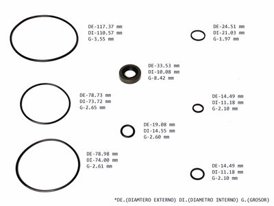 KIT BOMBA DE DIRECCION DEPOSITO TIPO PERA MODELO VIEJO CHEVROLET DODGE FORD