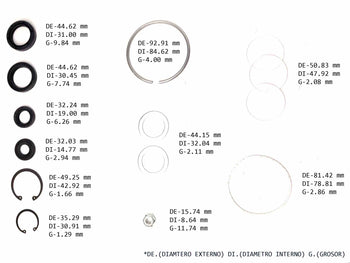 KIT CAJA DIRECCION PISTON GRANDE SINFIN CHICO TIPO VIEJO CADILLAC CHEVROLET DODGE FORD GMC PLYMOUTH