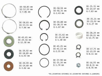 KIT CREMALLERA CUTLASS VALVULA DELGADA BUICK CADILLAC CHEVROLET OLDSMOBILE PONTIAC