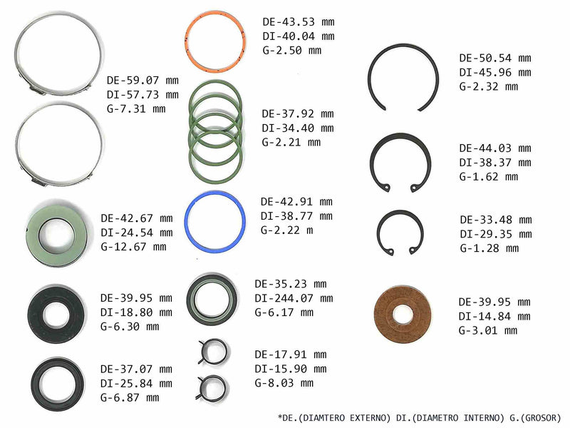 KIT CREMALLERA OLDSMOBILE CUTLASS IGUAL AL 8063