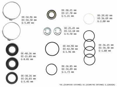 KIT CREMALLERA HONDA CIVIC ACURA INTEGRA