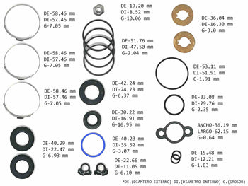KIT CREMALLERA TSURU 2 VALVULA GRUESA IGUAL AL 8224