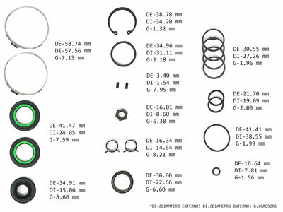 KIT CREMALLERA CHRYSLER SPIRIT NEON CARAVAN 2 RETEN CEJA