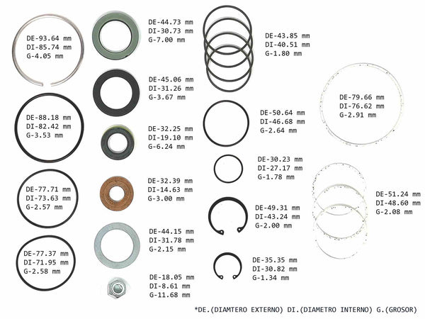 KIT CAJA DIRECCION CHEVROLET GMC HUMMER