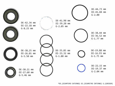 KIT CREMALLERA HONDA ACCORD 4 CIL 1998/07