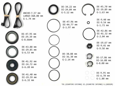 KIT CREMALLERA FORD EXPLORER 1995/99 VERSION ECONOMICA DEL 8448