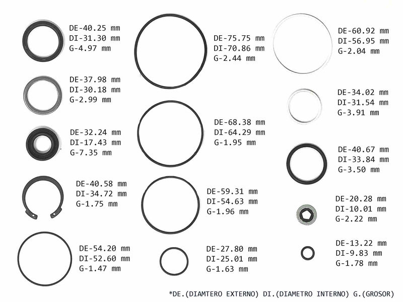 KIT CAJA DIRECCION TOYOTA 4X2