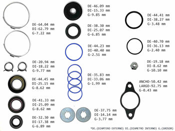 KIT CREMALLERA ISUZU RODEO HONDA PASSPORT 1998/00