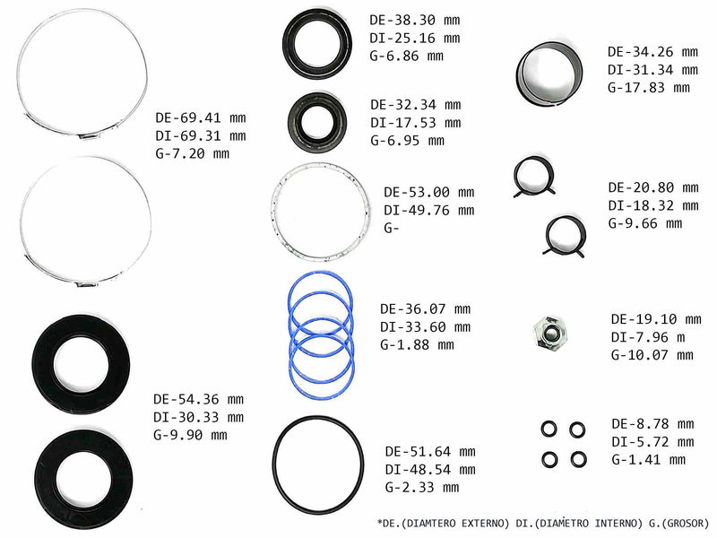 KIT CREMALLERA ACADIA TRAVERSE ENCLAVE OUTLOOK SIN ASISTENCIA