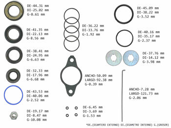 KIT CREMALLERA TOYOTA CAMRY 1991/99 HOUSING ENSAMBLADO