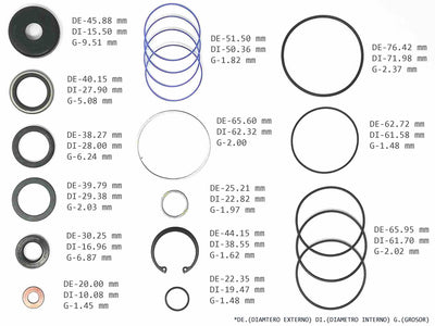 KIT CAJA DIRECCION NISSAN PATHFINDER 1986/90