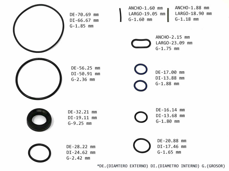 KIT BOMBA DE DIRECCION HONDA ACCORD CIVIC CR-V ELEMENT