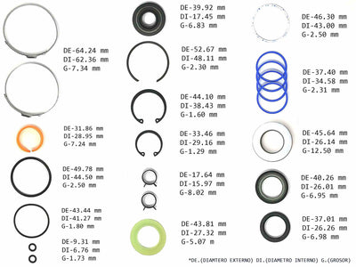 KIT CREMALLERA CHEVROLET COLORADO 2004/05 4X2 EXCEPTO Z71 CANYON 4X2 Z85 2004/10