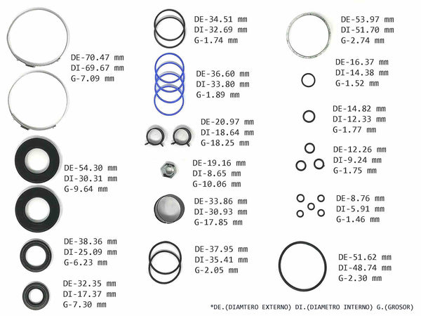 KIT CREMALLERA CHEVROLET TRAVERSE BUICK ENCLAVE GMC ACADIA SATURN OUTLOOK CON ASISTENCIA VARIABLE