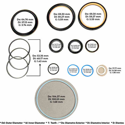Kit Dirección Freudenberg Tapa Atornillada RH SHEPPARD M110 71018451 5545231