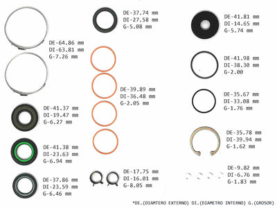KIT CREMALLERA FORD K FIESTA BARRA REDONDA