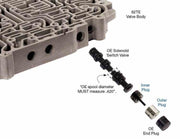 Kit tapón Sonnax instalado en transmisión 62TE Chrysler Voyager Journey