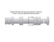 Detalle tapones internos externos Sonnax para cuerpo válvulas 42RLE 45RFE