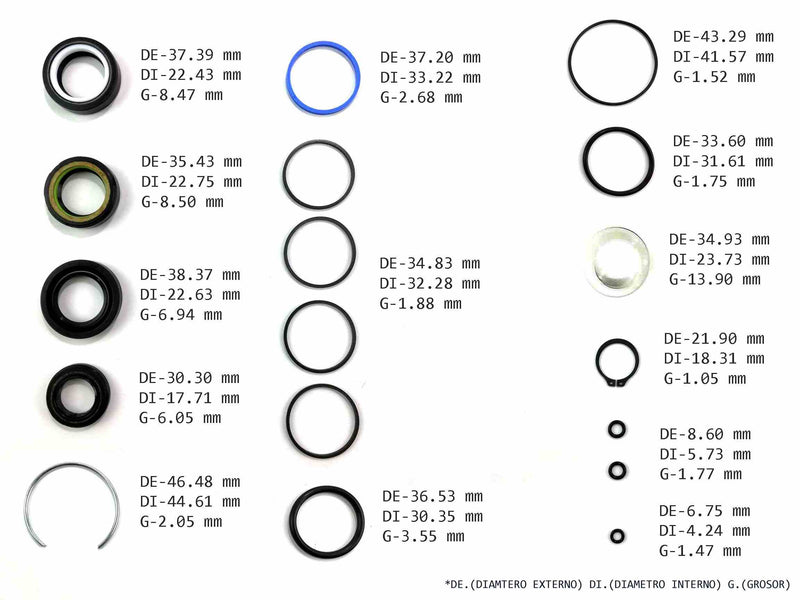 KIT CREMALLERA VW POLO LUPO GOL CROSSFOX SEAT CORDOBA DERBY