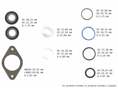 Retenes Barra Cremallera Renault Clio Megane Scenic 1996/02 Trw Incluidos En 9980