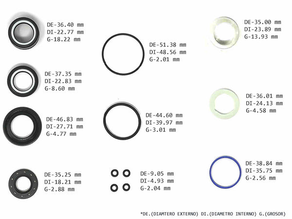 KIT CREMALLERA PEUGEOT 206 TRW