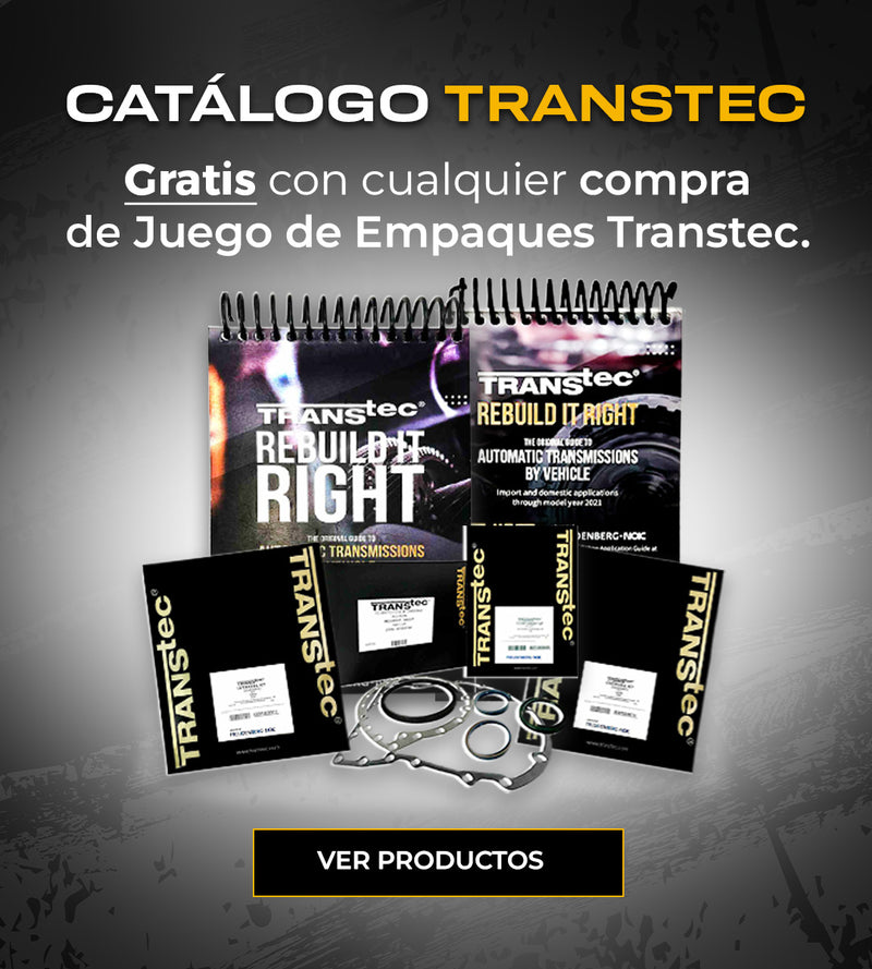 Banner mobile Veinte 07 Promocion Catalogo Transtec gratis con cualquier compra de Juego de Empaques Transtec