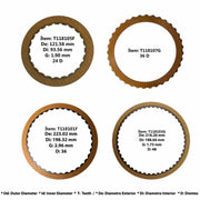 Discos Fricción 6F35 Ford Escape Fusion Edge Veinte07 México