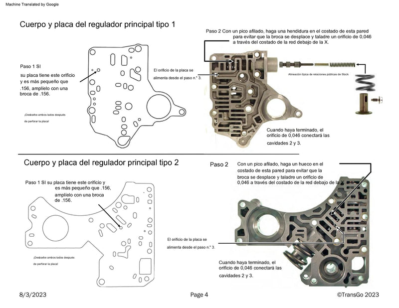 Shift Kit Transgo Honda 6 Cyl 4 y 5 Cambios Corrige Codigo P0740 Sobrecalentamiento de Covertidor