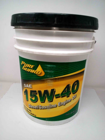 ACEITE PUREGUARD MOTOR DIESEL CUBETA CI-4 SAE 15W40 12TBN 18.93 Litros