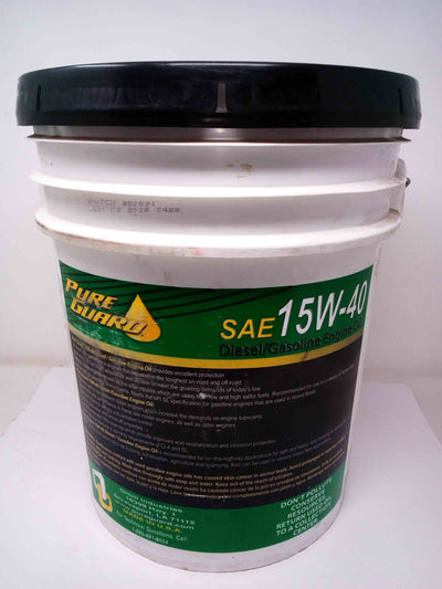 ACEITE PUREGUARD MOTOR DIESEL CUBETA CI-4 SAE 15W40 12TBN 18.93 Litros