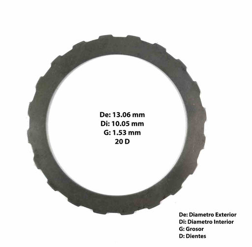 Disco de Acero Directa y Overdrive [2-6] A4LD 4R44E 4555E 5R55E & Overdrive 5R55N 5R55W 5R55S
