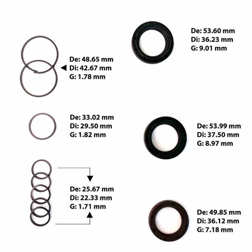 Juego Juntas y Sellos 722.7 W5A180 Mercedes Clase A Veinte07 México