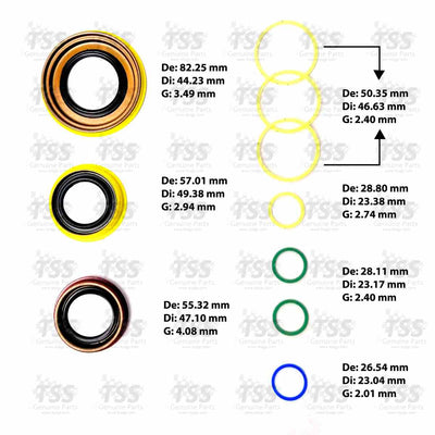 Juego de Empaques TSS Rojo 1997/UP 4T65E